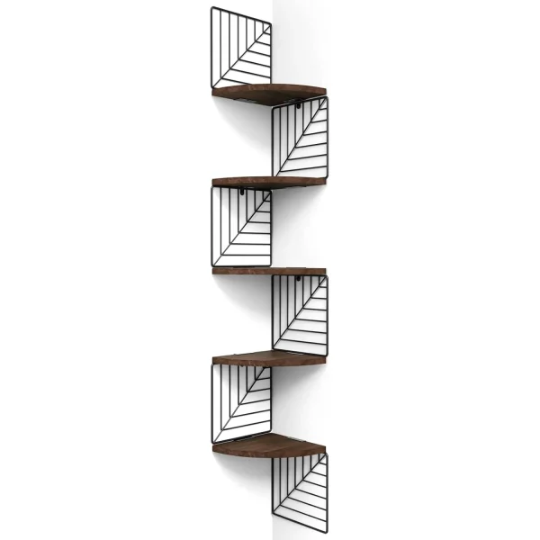 Corner Shelf Wall Mount of 5Tier